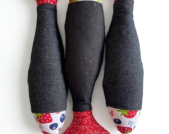 Handmade Organic Catnip Fish Toy - Strawberry Cat Kicker