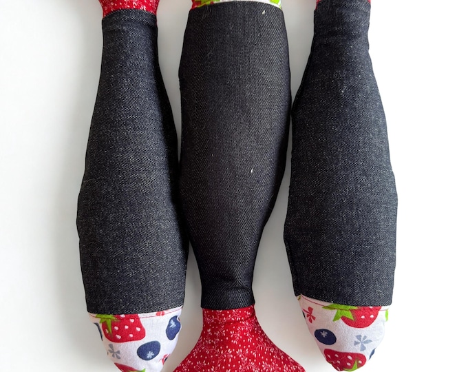 Handmade Organic Catnip Fish Toy - Strawberry Cat Kicker