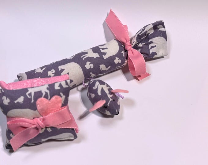 Catnip Woodland Theme Cat Toy Gift Set (Set of 4)