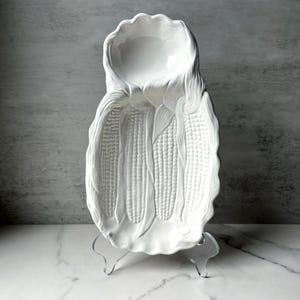 Vintage California Pottery Corn on the Cob Serving Plate