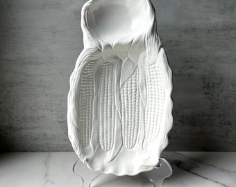 Vintage California Pottery Corn on the Cob Serving Plate