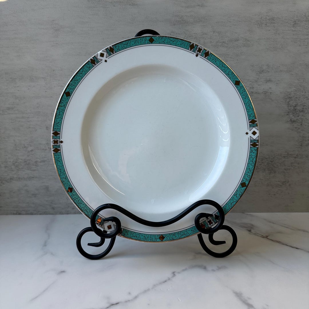 Apulum Art Deco Southwest Pattern Dinner Plates, Set of 3 - Etsy
