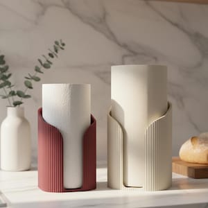 Suporte moderno para papel-toalha em estilo japonês – Decoração elegante para cozinha – Presente ideal para inauguração de casa