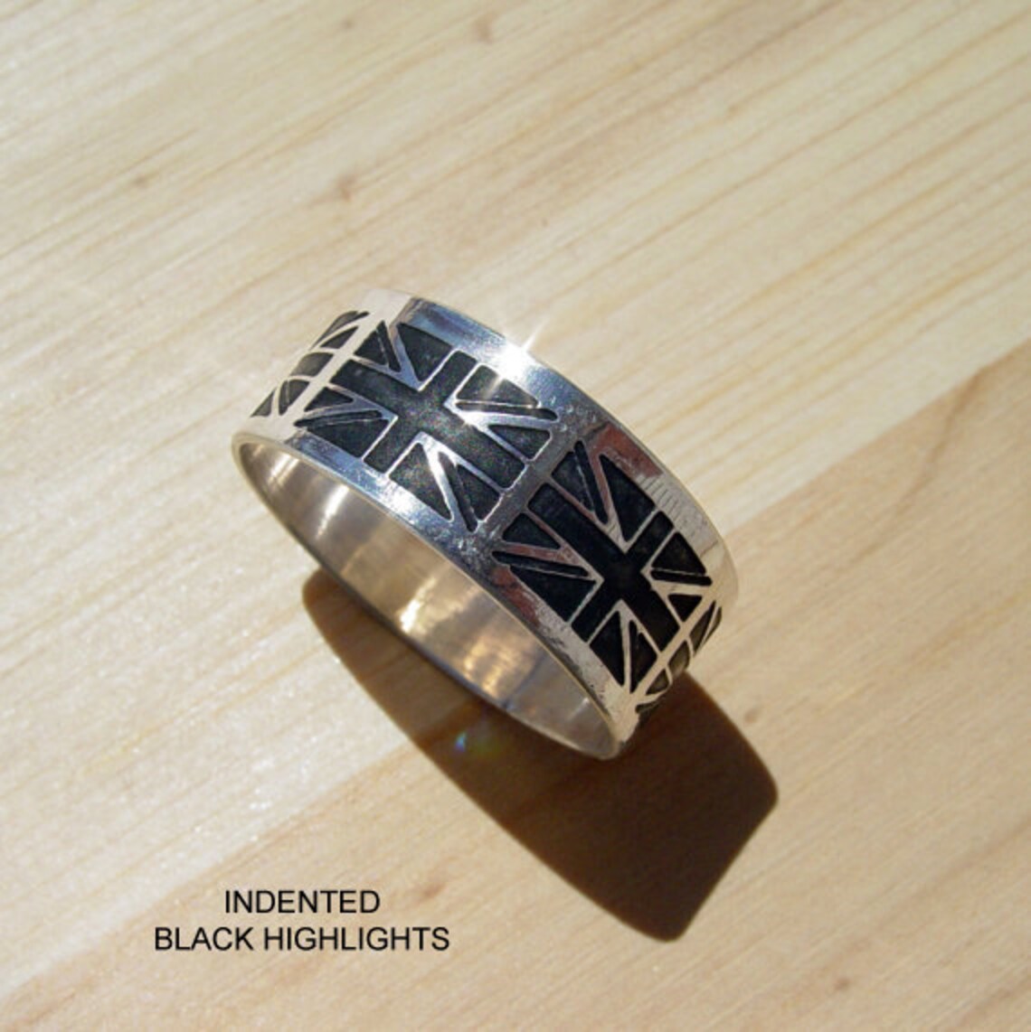 Personalized Ring British Flag Ring Union Jack Ring Etsy