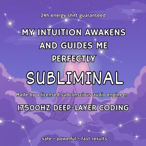 Intuition Subliminal Audio | Inre visdom, klarhet (MP3-nedladdning)