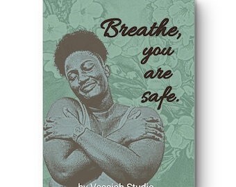 Black Woman Self-Love Art Print | Body Positive Affirmation (Digital Download)