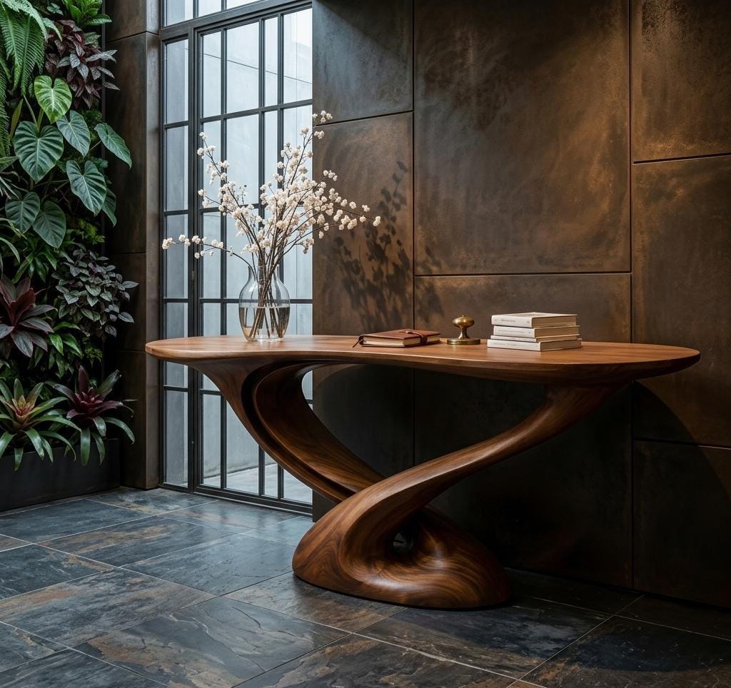 Japandi console table - Etsy 日本