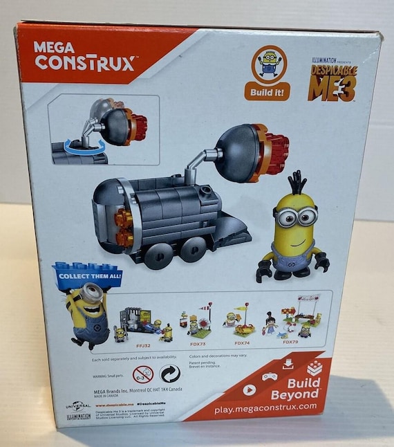 MEGA BLOKS Construx Minions Despicable Me 3 Gru's Car FDX76 - Etsy