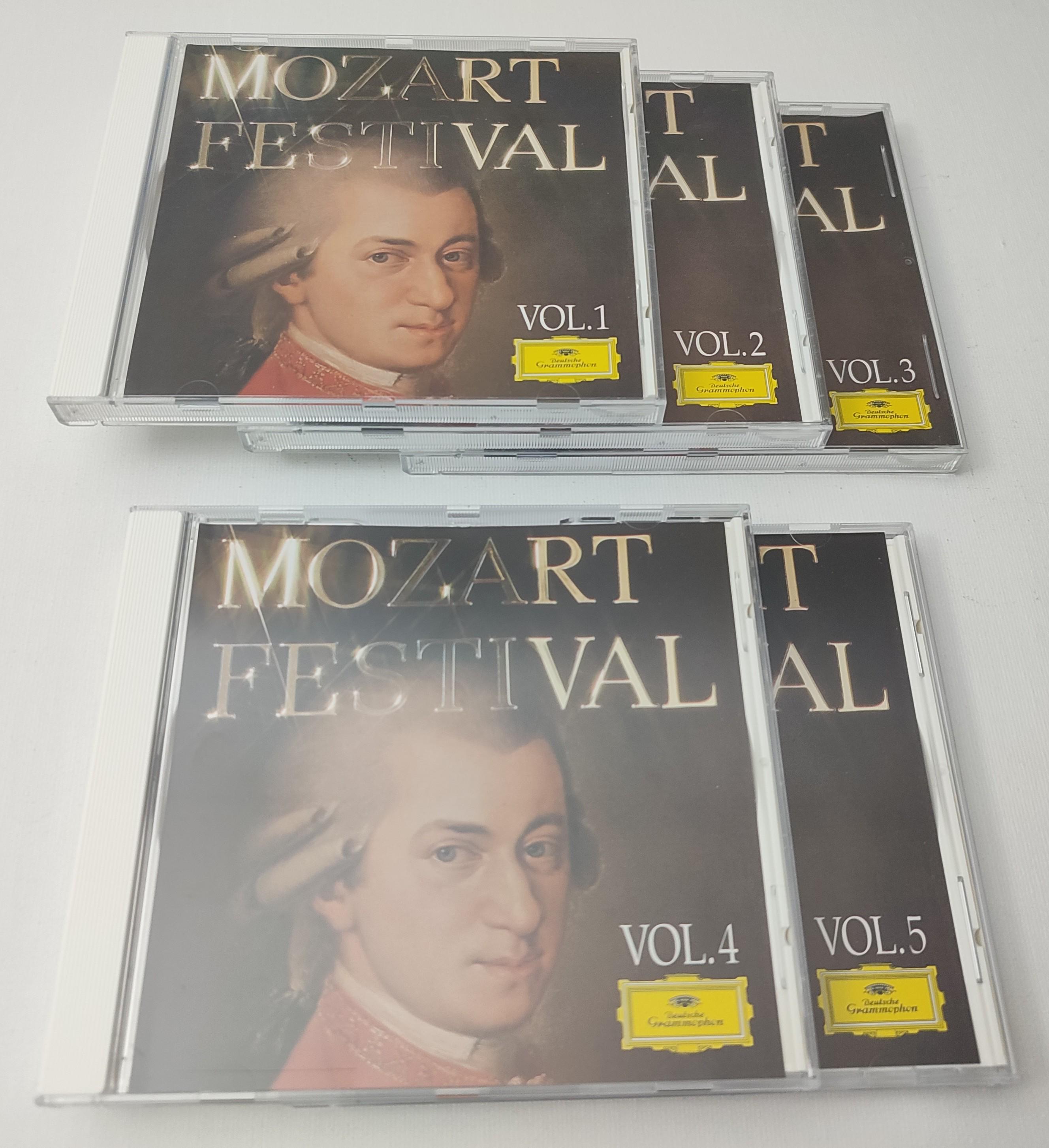 Mozart Festival 5-CD Set Karajan Böhm Berliner & Wiener