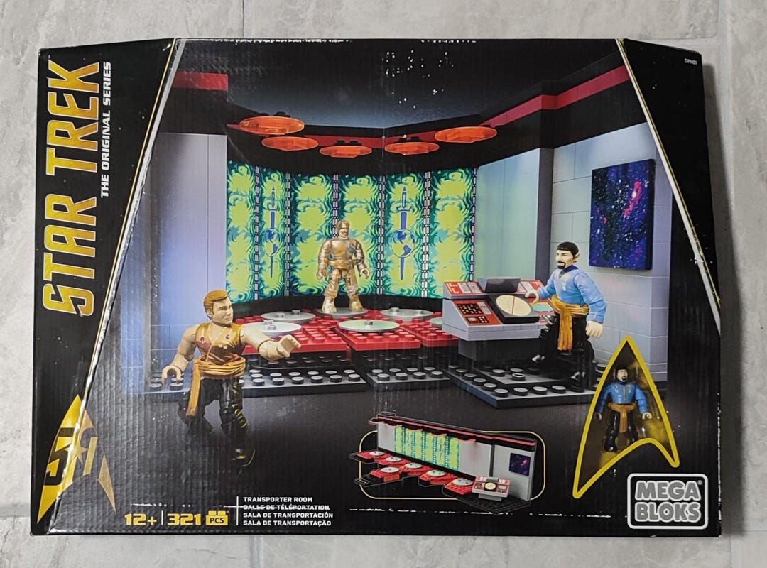 MEGA BLOKS CONSTRUX Star Trek Transporter Room DPH81 - Etsy
