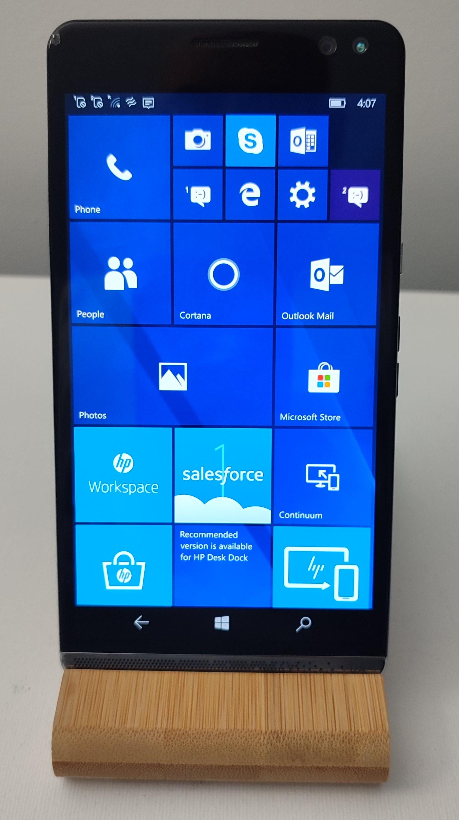 Genuine HP ELITE X3 Windows 10 Smartphone X9U42UT#ABA - Used