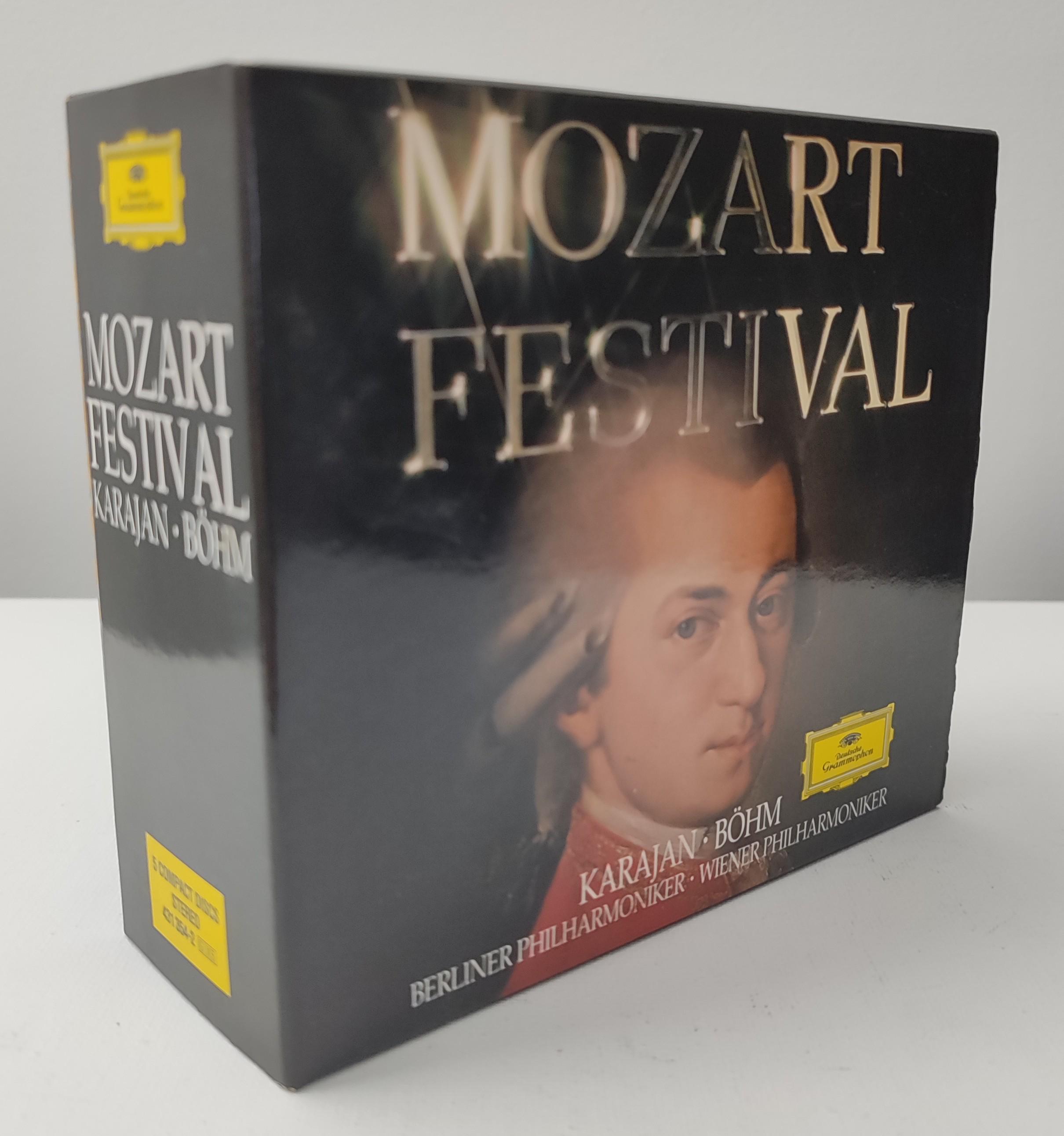 Mozart Festival 5-CD Set Karajan Böhm Berliner & Wiener