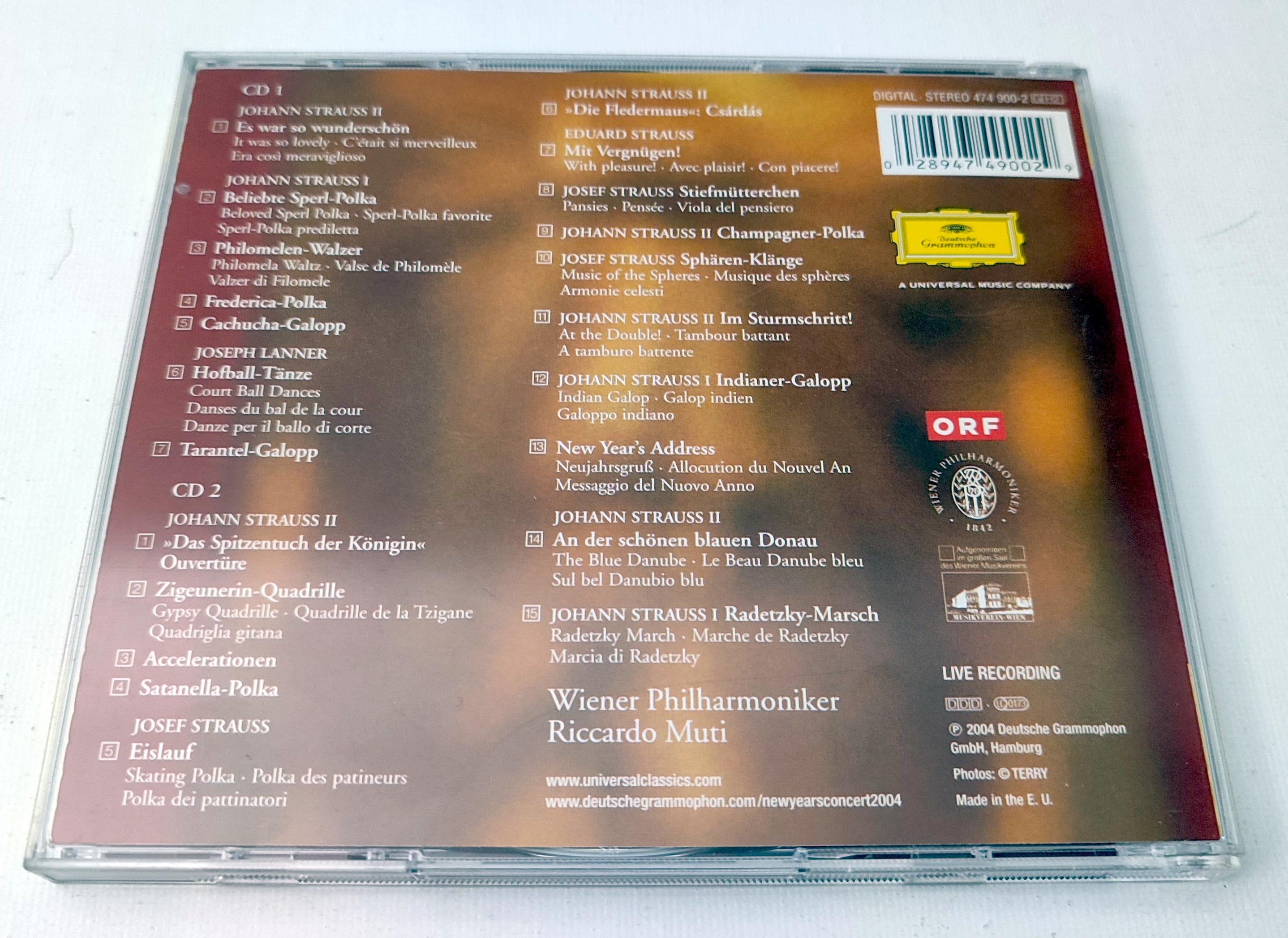 NEW YEARS CONCERTS - 6 Cds - Vienna Philharmonic Orchestra