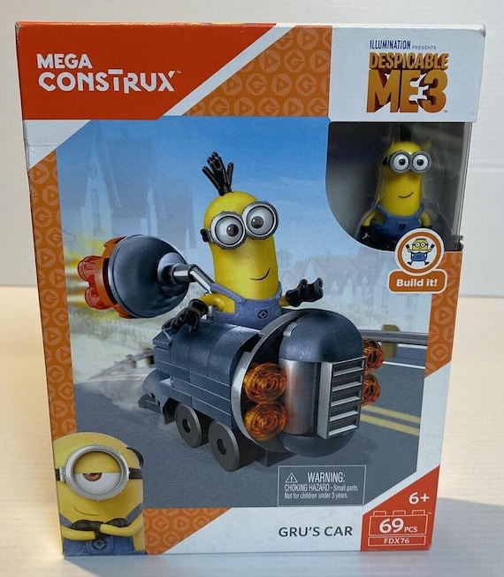 MEGA BLOKS Construx Minions Despicable Me 3 Gru's Car FDX76 - Etsy