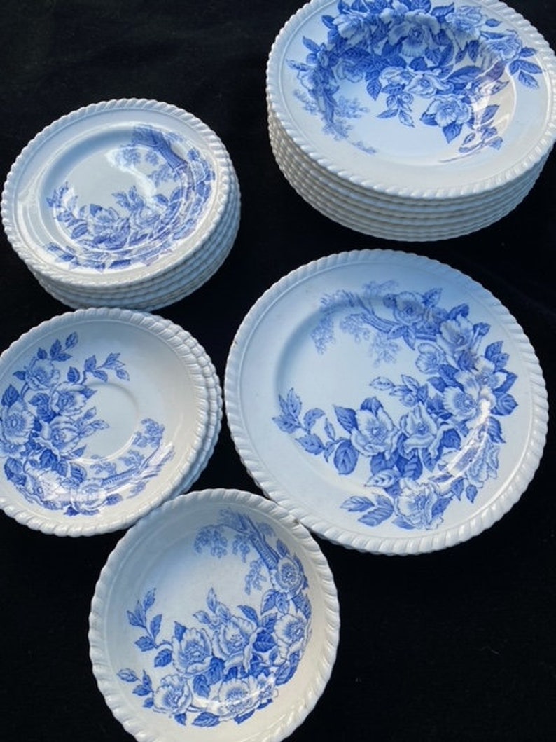 Antique Vintage Kitchen Dishes Warwick Windsor Ware Milan Chester Etsy