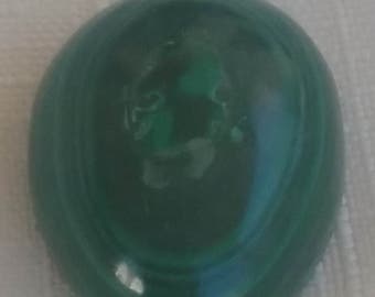 Jahrgang MALACHITE Stein Cabochon große KENYAN glatt poliert 20x30mm