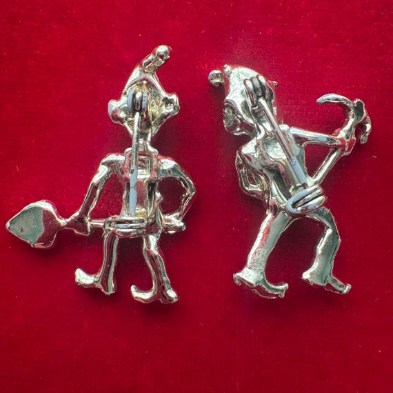 Vintage Marvella Working Elf Pixie Leprechaun Pin… - image 3