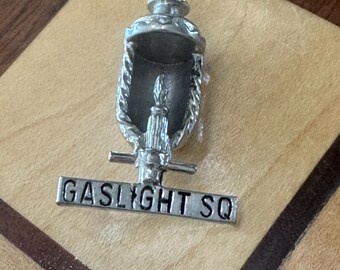 Gaslight Square SQ Sterling Silver Charm