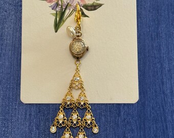1 - Bridal Bouquet Charm Bulova Gift Wedding