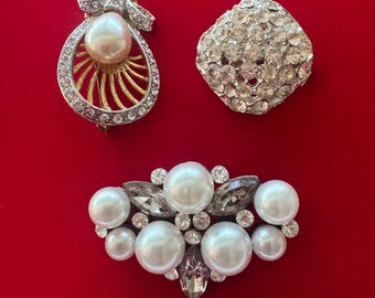 Rhinestone Brooch’s  Antique Vintage