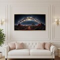Impressionist Harbour Morning Canvas Art, Palette Knife Dawn Light Painting, Maritime Decor product logo