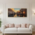 Venice Canal Impasto Oil Painting, Golden Hour Italy Wall Art product logo