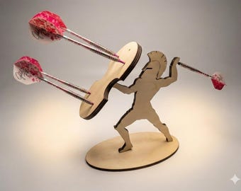 Dart Holder Spartan Laser File Darts Arrows Laser Cut File DXF SVG