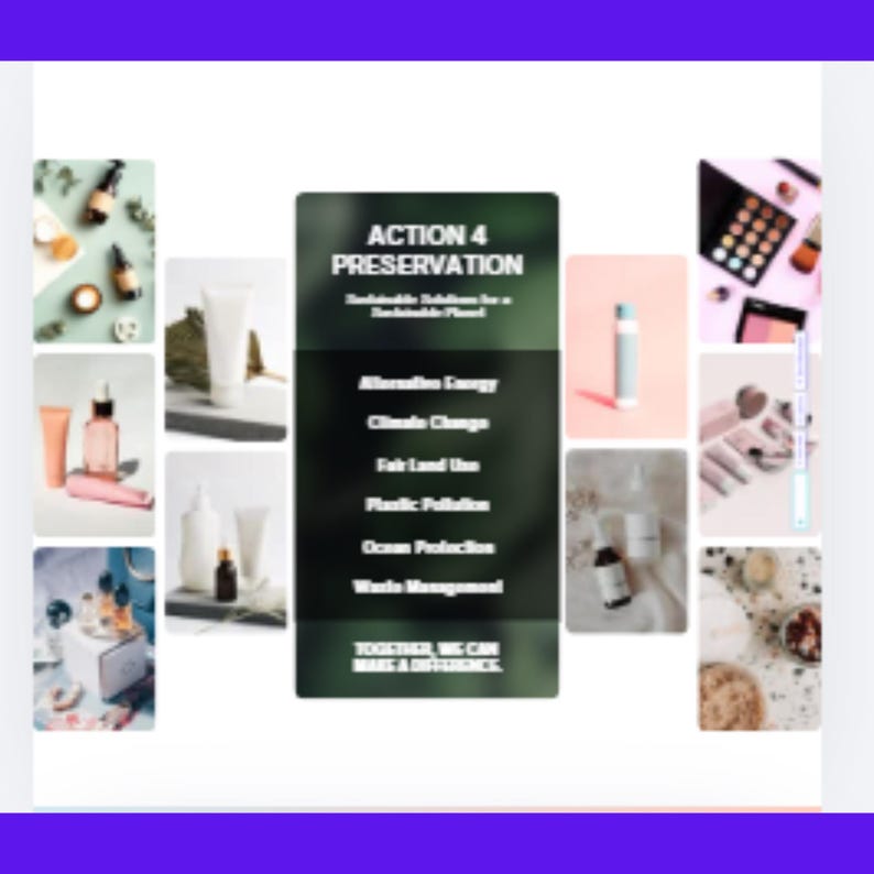 Canva Beauty Website Template, Editable Skincare And Cosmetics One Page, Modern Salon And Lash Studio Website Design, Drag And Drop image 7