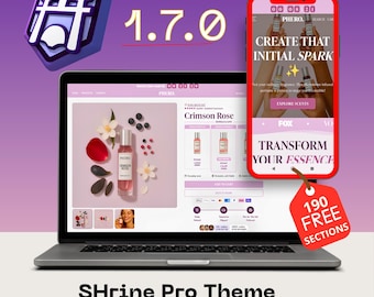 Shrine Theme Pro 1.7.0 voor Shopify | Conversiegericht ontwerp + 190+ gratis premium secties + gratis ondersteuning