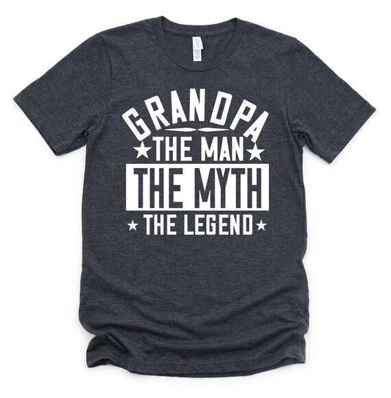 "Dad The Man The Myth The Legend" T-Shirt - Funny Gift For Father, Grandpa (Unisex Sizes) - View #14