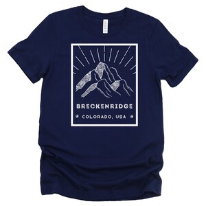 Breckenridge Ski Town Skifahren Snowboarding Wandern Outdoor Colorado Rocky Mountains T-Shirt