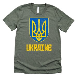 Ukrainian T-Shirt, I Stand with Ukraine, War in Ukraine, No War Shirt, Ukraine Shirt, Tryzub, Support Ukraine Flag Tee, Ukraine Victory