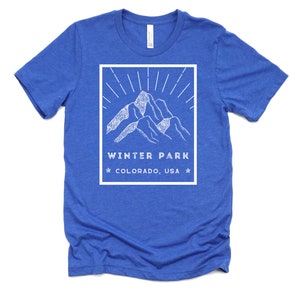 Winter Park Mary Jane Ski Town Skiing Snowboarding Hiking Outdoor Colorado Rocky Mountains T-Shirt