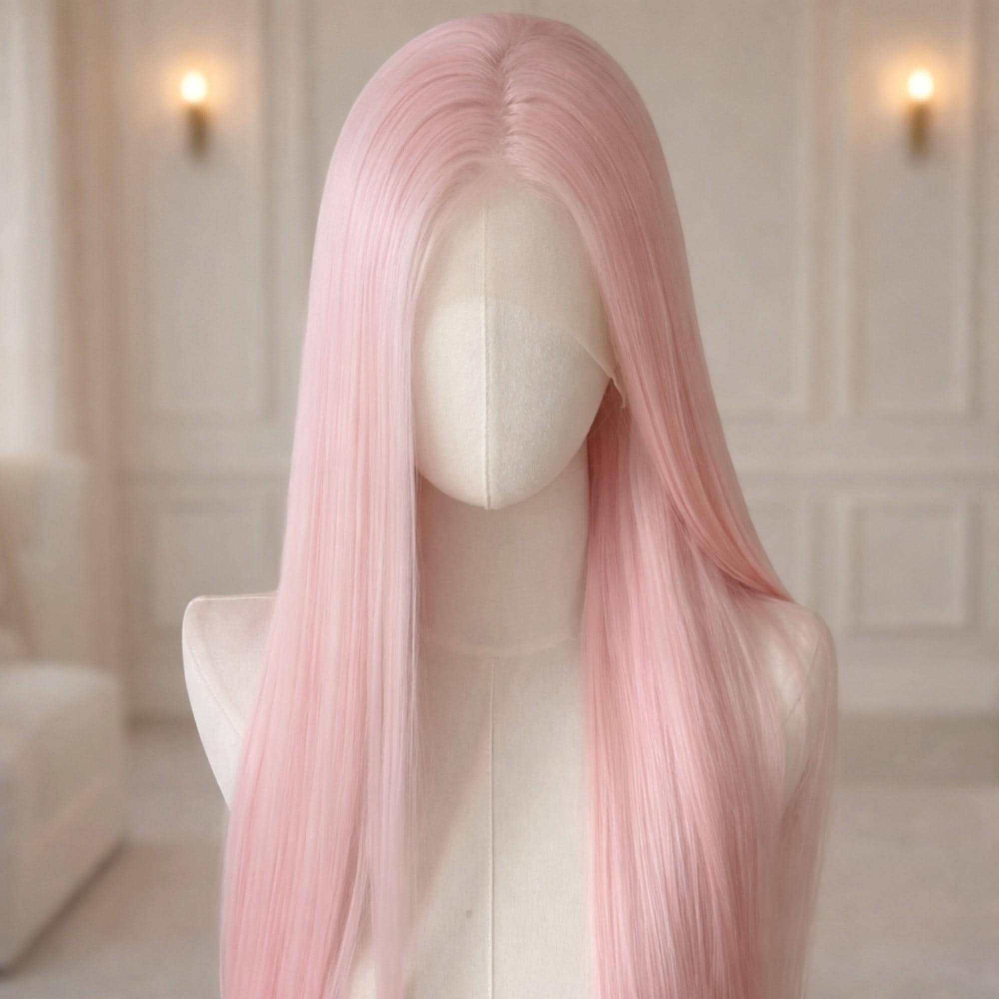 Pastel  color pop frontal lace long wig  Pick your colors ! Pastel Lace Wig - Etsy main image 2