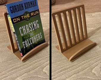 3D Printed Book Stand - Cookbook Holder, Reading Desk Accessory