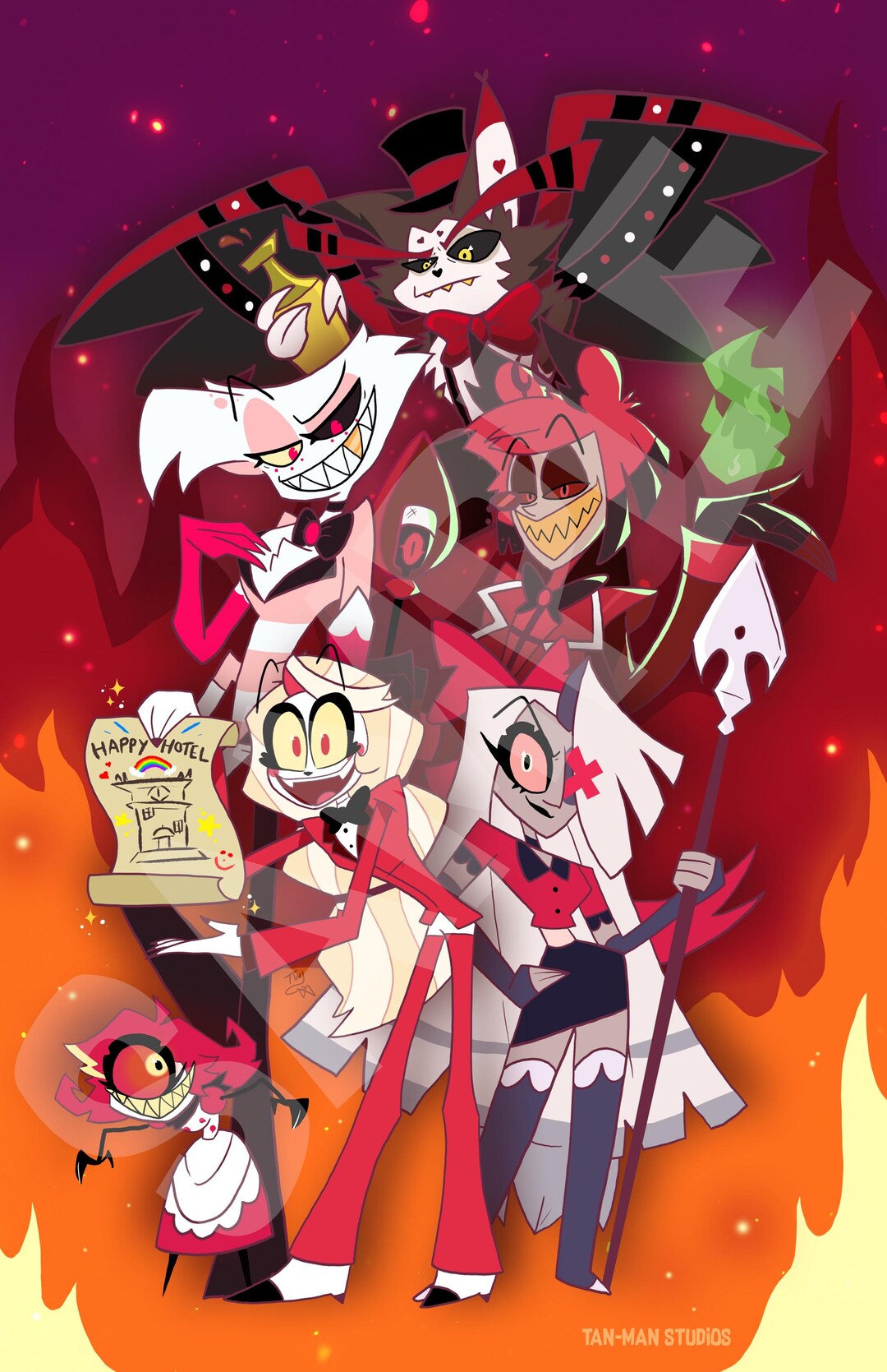 Hazbin Hotel - 11x17 Art Print - Etsy