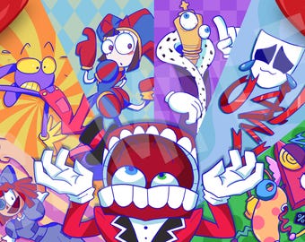 Digital Circus - 11x17 Art Print