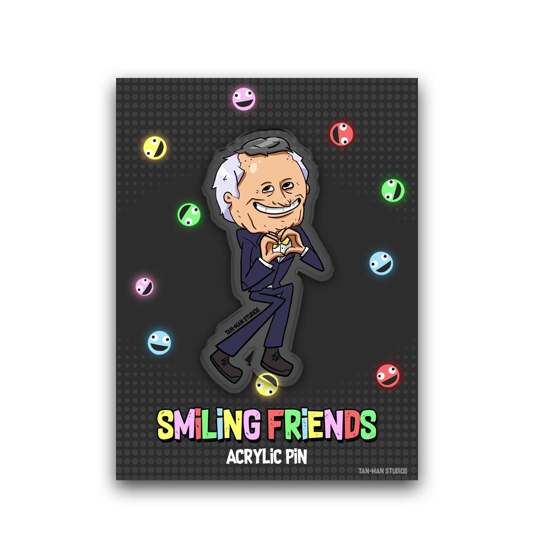 Pin Boss Face Smiling Friends - Mr Boss Pin - Etsy