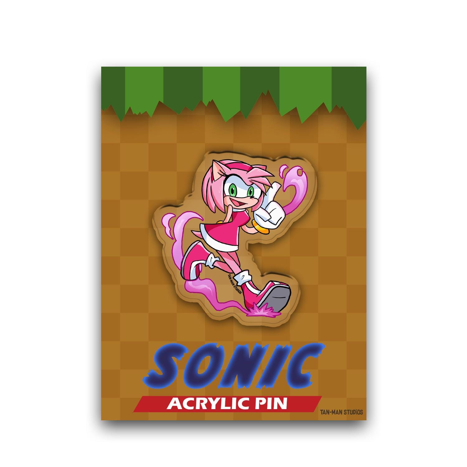 Sonic the Hedgehog - Amy Rose Pin - Etsy