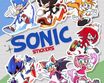 Sonic Character Stickers