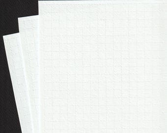 2112 Tabs Blotter Art Sheet: Acid-Free, High Absorbency 300gsm Perforated Paper