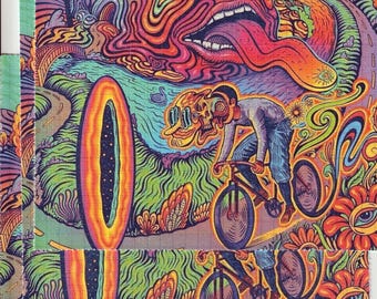 ホフマン バイク LSD ブロッター アート サイケデリック アシッド