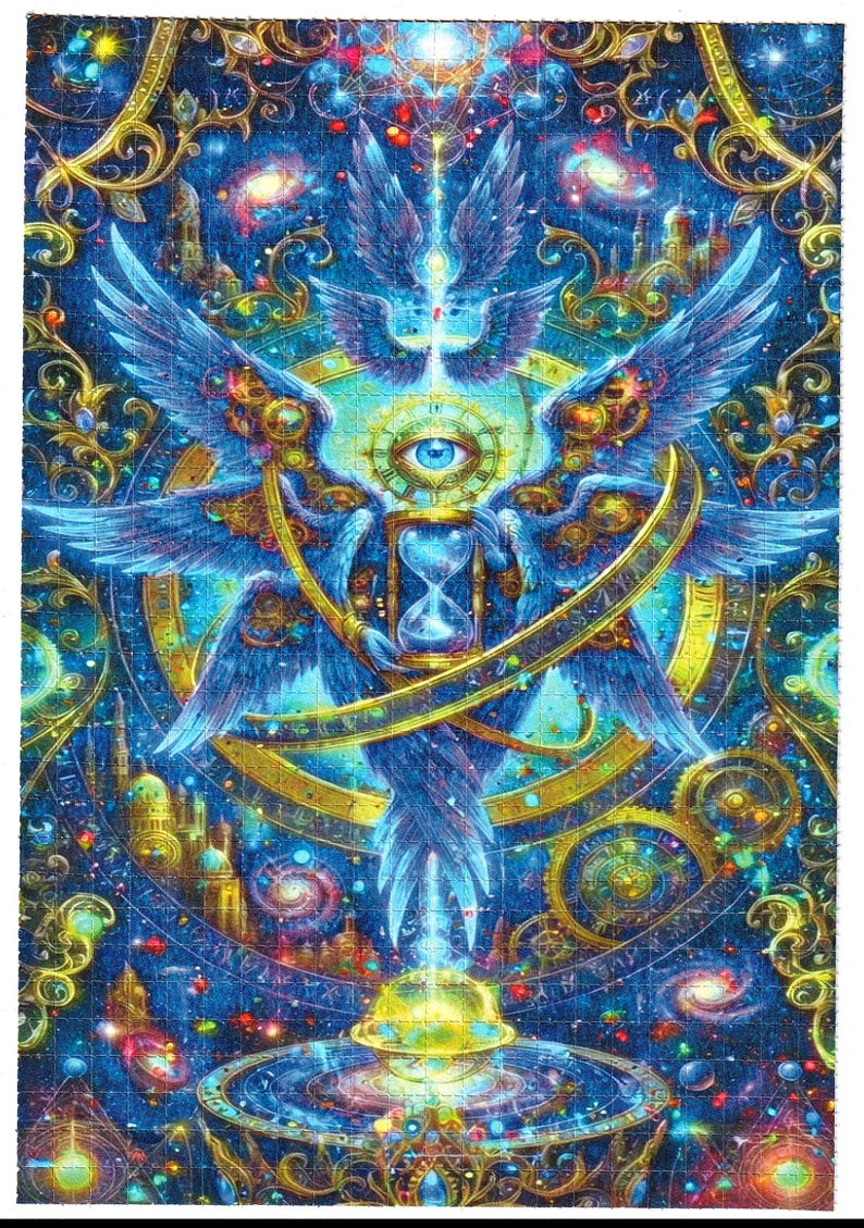 Blotter Art Sheet ANGEL -HIGH 704 hits Absorbency perforated Paper | Acid free image 1