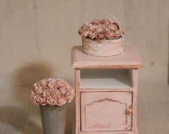 Pink Nightstand Etsy
