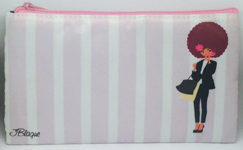 Pretty n Pink Pouch Striped