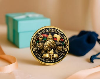 Black History Commemorative Coin, African American Heritage, Black Excellence