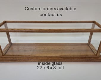 Display case 27"x6"x8" tall #PP25003