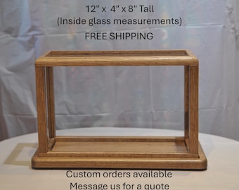 Display case 12"x4"x8" tall #PP25012