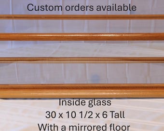 Display case 30"x10 1/2"x6" tall #PP25011