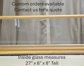 Display case 27"x6"x8" tall #PP25014
